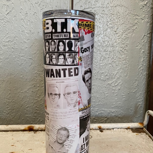 True crime tumbler Horror Cup gifts for crime junkies - Picture 2 of 3